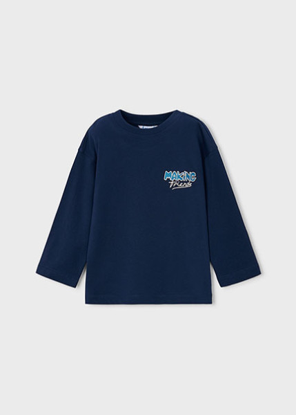 T-Shirt μακρυμάνικο for everyone - ΜΠΛΕ 8Y