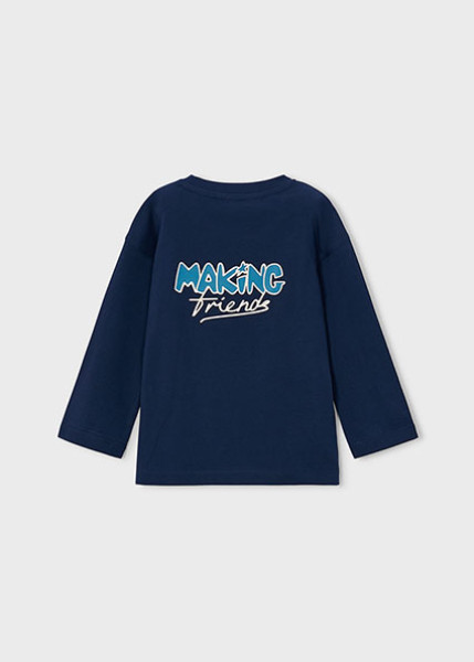 T-Shirt μακρυμάνικο for everyone - ΜΠΛΕ 8Y