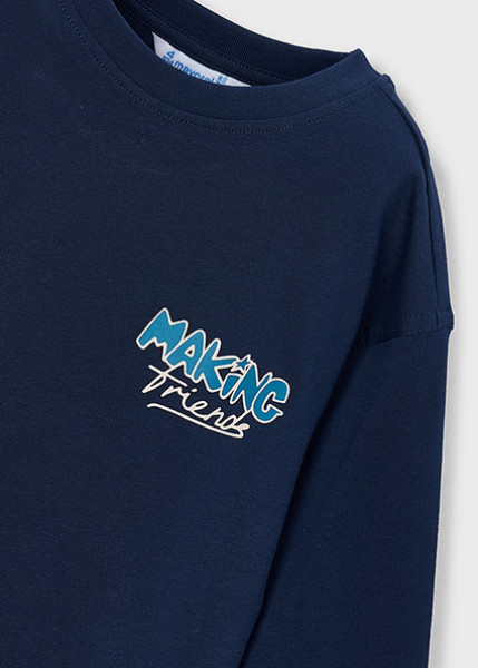 T-Shirt μακρυμάνικο for everyone - ΜΠΛΕ 8Y