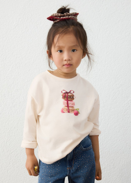 T-Shirt μακρυμάνικο λαστιχάκι - ΜΠΕΖ 5Y