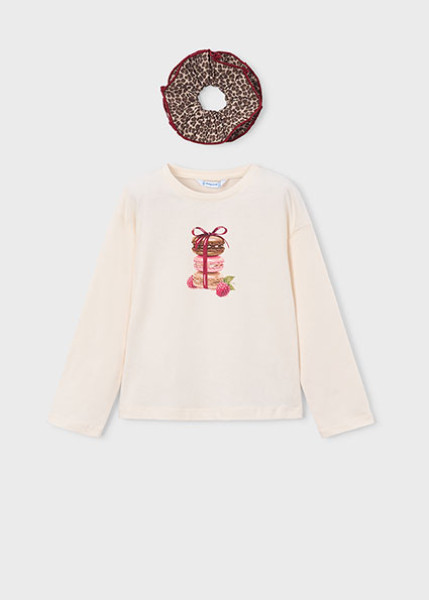 T-Shirt μακρυμάνικο λαστιχάκι - ΜΠΕΖ 5Y