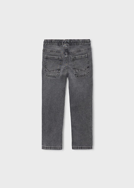 Παντελόνι soft denim jogger - ΓΚΡΙ 10Y