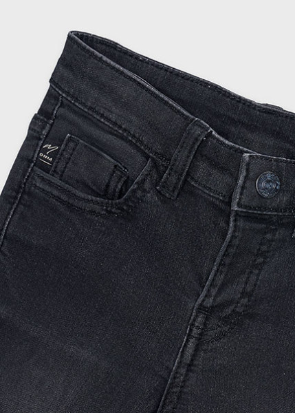 Παντελόνι soft denim 5τσεπο - ΜΑΥΡΟ 9Y