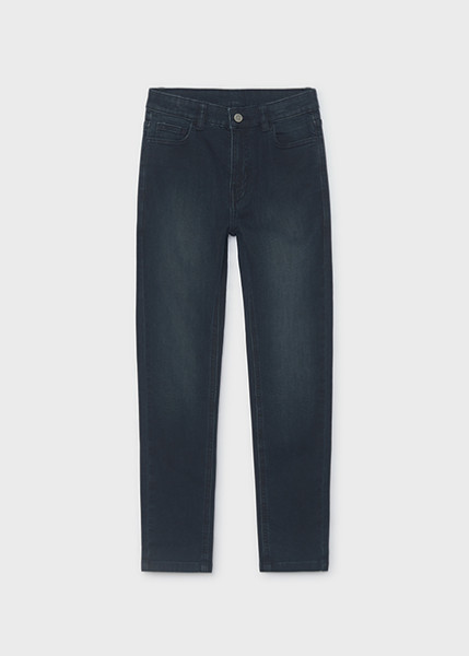 Παντελόνι soft denim 5τσεπο - ΜΑΥΡΟ ΜΠΛΕ 12Y