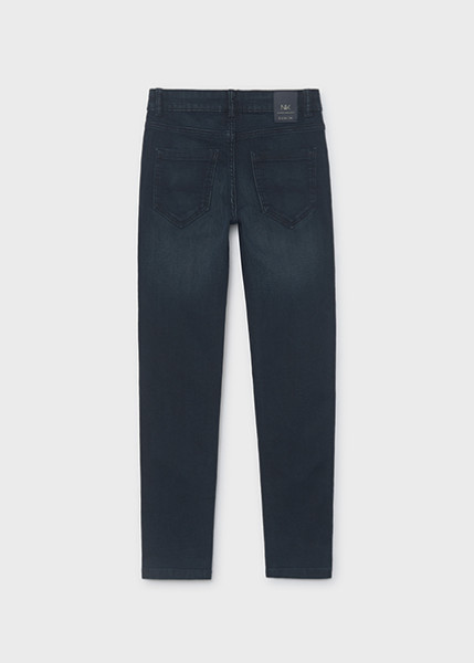 Παντελόνι soft denim 5τσεπο - ΜΑΥΡΟ ΜΠΛΕ 12Y