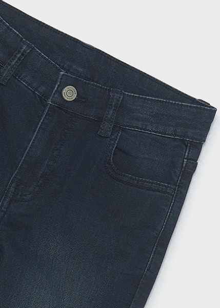 Παντελόνι soft denim 5τσεπο - ΜΑΥΡΟ ΜΠΛΕ 12Y