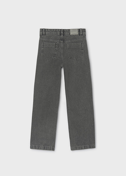 Παντελόνι τζιν relaxed fit - ΓΚΡΙ 8Y