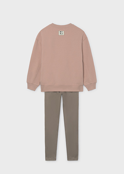 Σετ κολάν fleece - ΚΑΦΕ 16Y