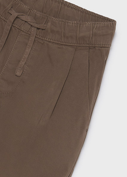 Παντελόνι λοξότσεπο jogger - ΣΟΚΟΛΑΤΙ 4Y