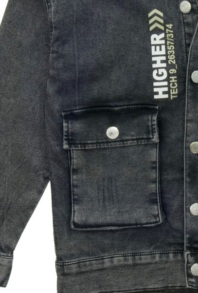 Oversized jean - ΜΑΥΡΟ 8Y