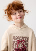 Φόρεμα φούτερ κουκούλα - ΜΠΕΖ 4Y
