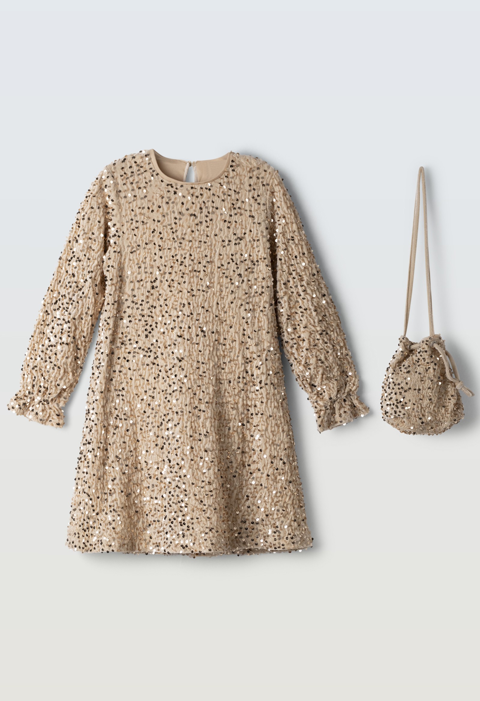 Φόρεμα με παγιέτα - ΧΡΥΣΟ 12Y