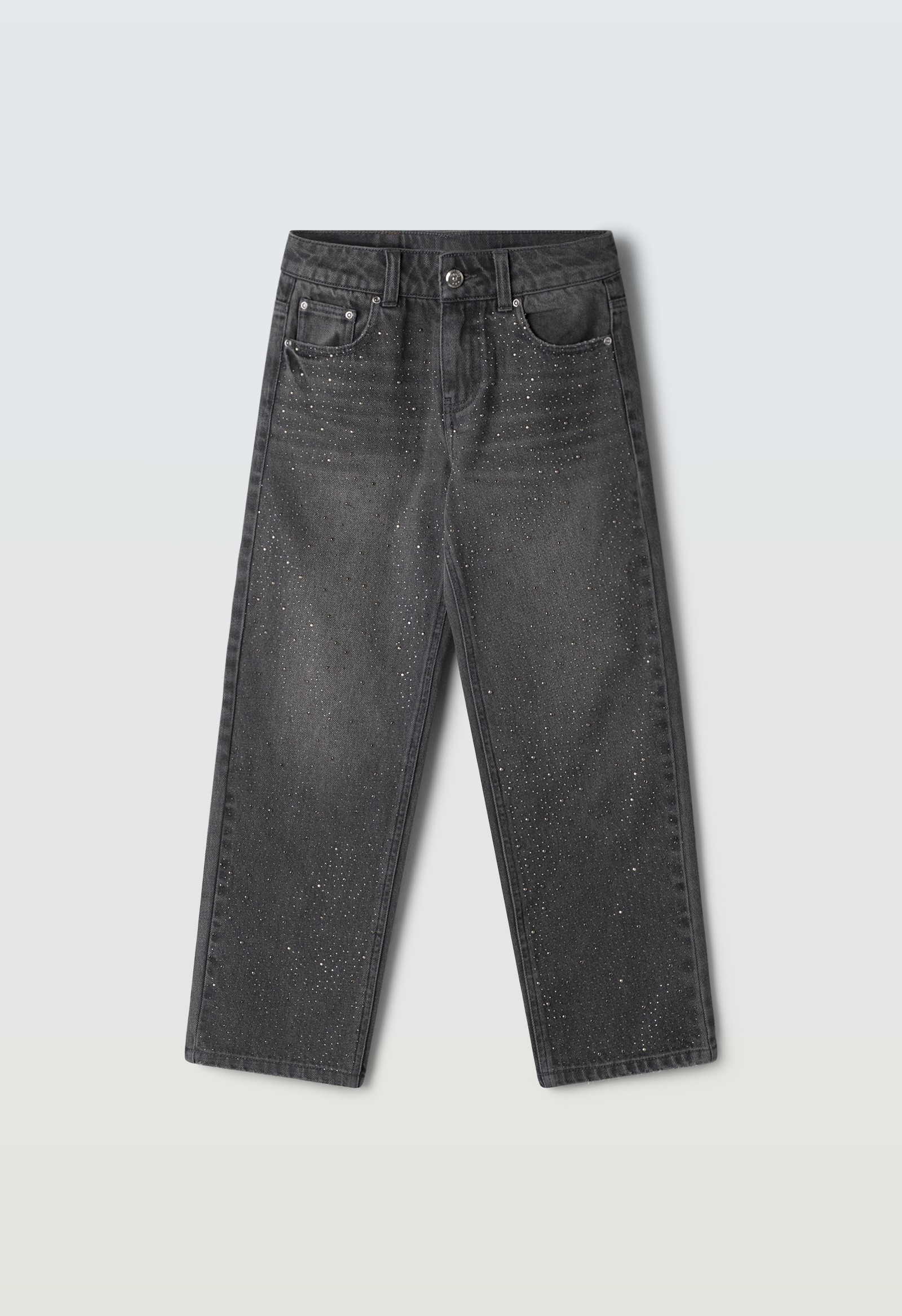 Παντελόνι τζιν παγιέτα - ΜΑΥΡΟ 12Y