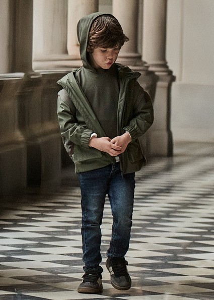 Παντελόνι soft denim 5τσεπο - ΜΑΥΡΟ ΜΠΛΕ 6Y