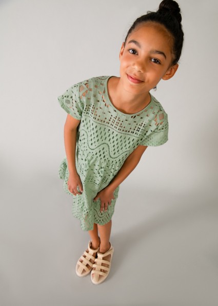 Φόρεμα δαντέλα - ΠΡΑΣΙΝΟ 12Y