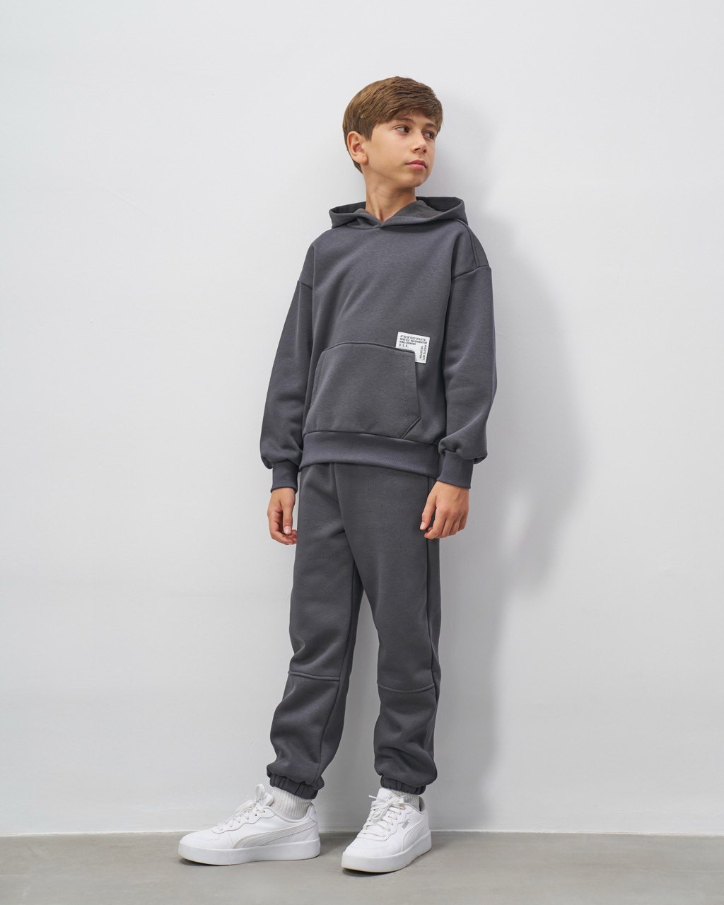 Σετ φόρμα με κουκούλα - ΑΝΘΡΑΚΙ 9Y