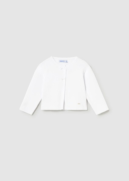 Ζακέτα πλεκτή μακριά - ΛΕΥΚΟ 3Y