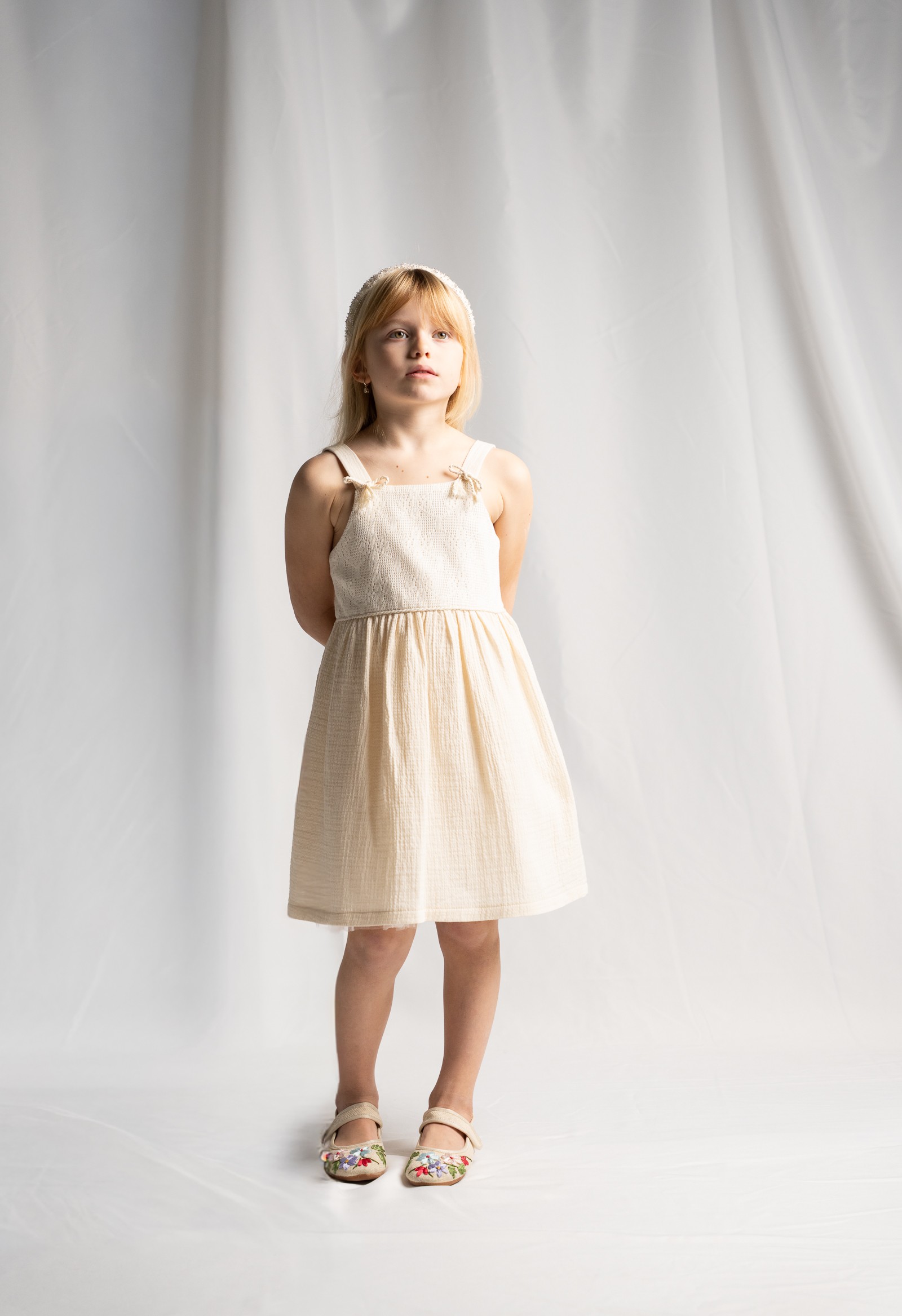 Φόρεμα - ΕΚΡΟΥ 3Y