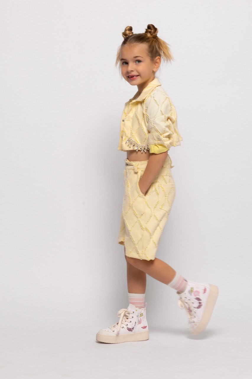 Βερμούδα τζιν κίτρινο - ΚΙΤΡΙΝΟ 5/6Y