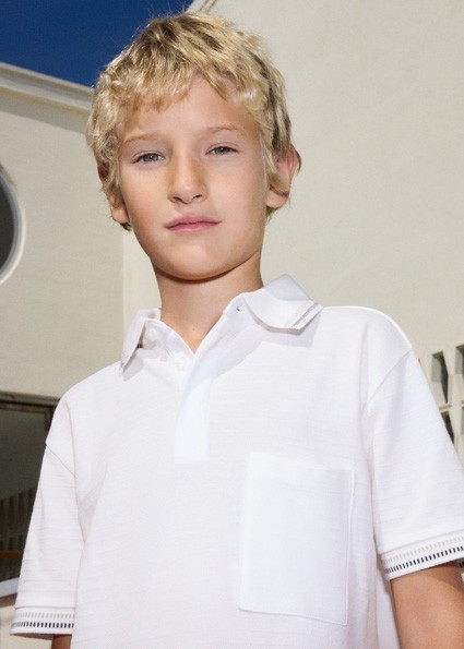 Πόλο κοντομάνικο τσεπάκι - ΚΡΕΜ 14Y