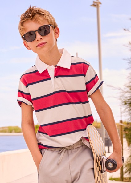 Πόλο κοντομάνικο - ΚΟΚΚΙΝΟ 10Y