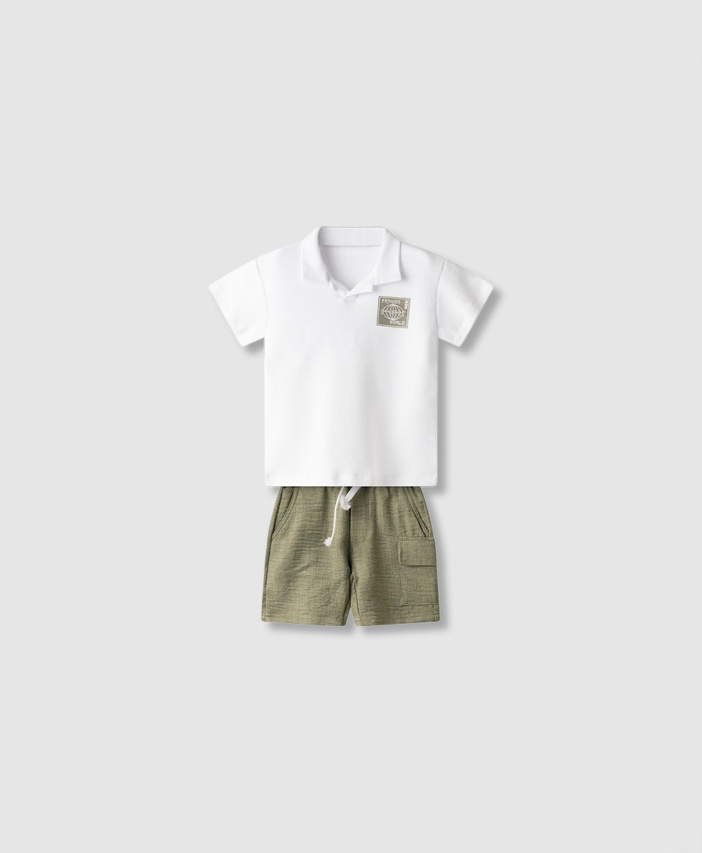 Σετ βερμούδα σταθερή - ΕΚΡΟΥ 2Y