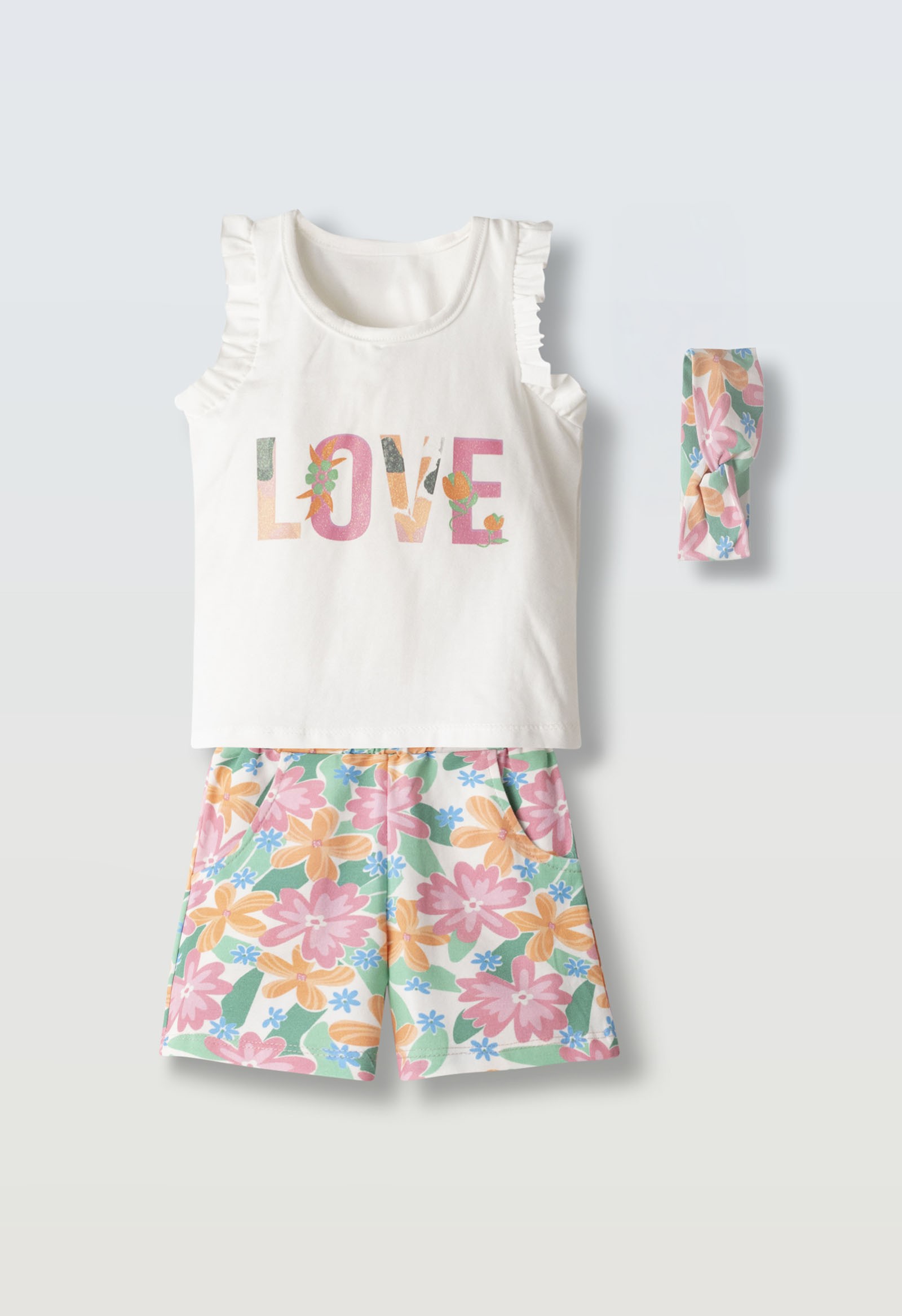 Σετ σορτς - ΛΕΥΚΟ 5Y